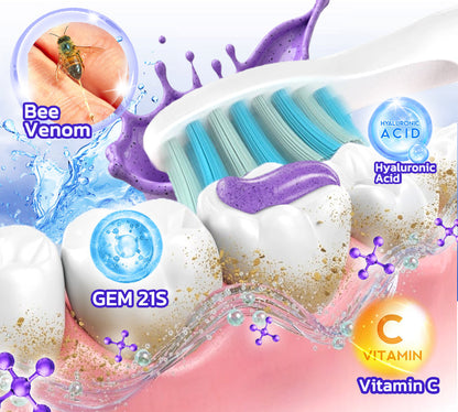 Glimmerly®🦷 VioCore Zahnpasta zur Behandlung von Zahnfleischentzündungen und Parodontitis mit Bienengift🌻